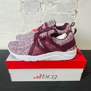 BCG Endure Maroon Sneakers NEW